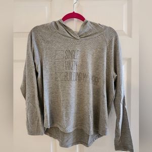 Building my empire light hoodie